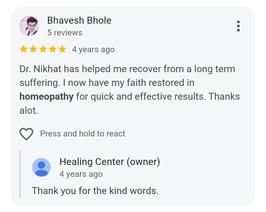 Google review screenshot