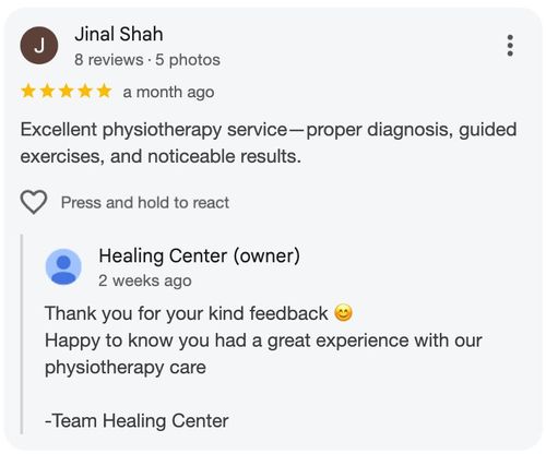 Google review screenshot