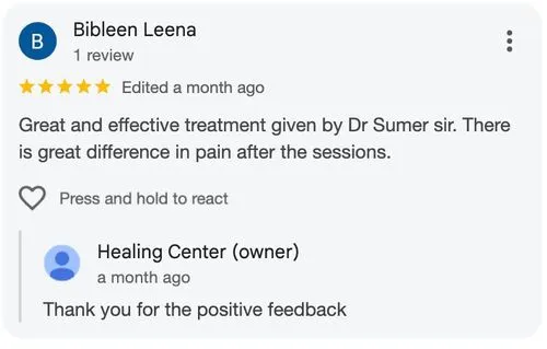 Google review screenshot