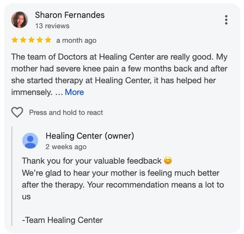 Google review screenshot