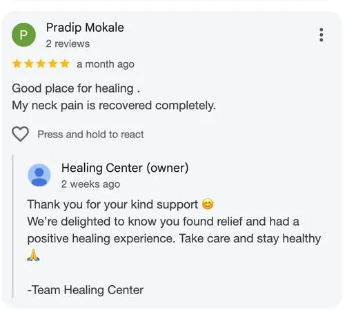 Google review screenshot