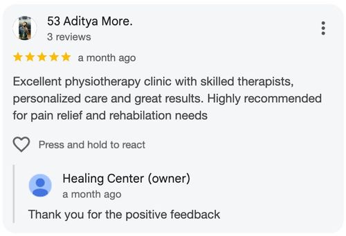 Google review screenshot