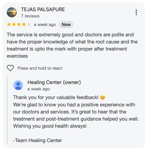 Google review screenshot