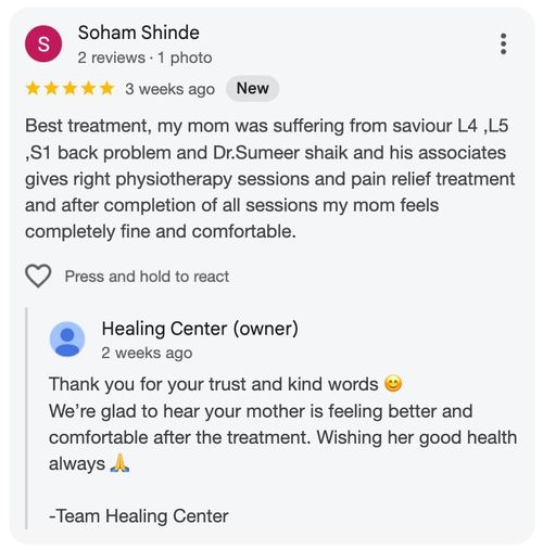 Google review screenshot